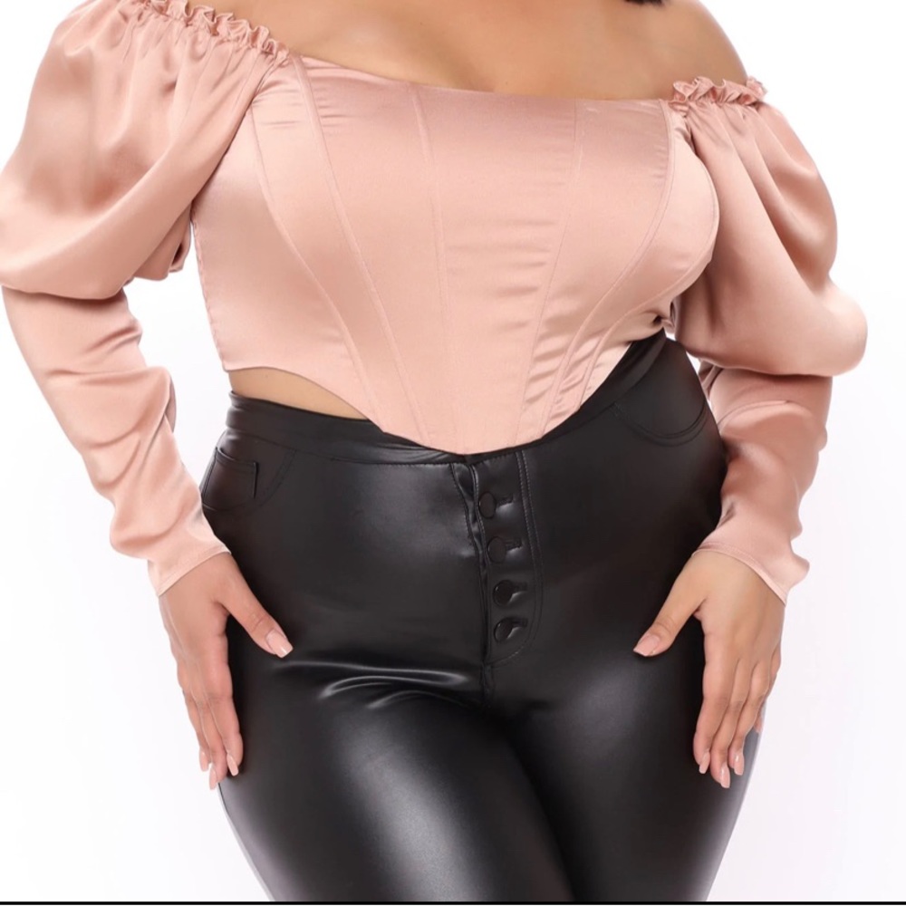 Off shoulder crop top